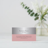 Modèle élégant de carte de visite (Debout devant)