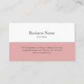 Modèle élégant de carte de visite (Devant)