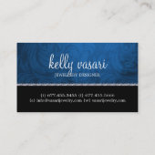 Modèle élégant de carte de visite de bijoux (Dos)