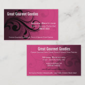 Modèle élégant de carte de visite de remous de (Devant / Derrière)