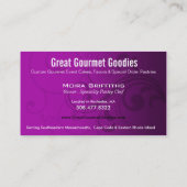 Modèle élégant de carte de visite de remous de (Dos)