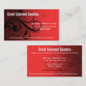 Modèle élégant de carte de visite de remous de (Devant / Derrière)