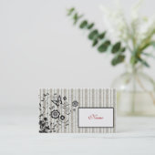 Modèle élégant de carte de visite Designer (Debout devant)