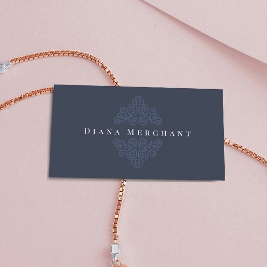 Modèle élégant de carte de visite pour bijoux | DP