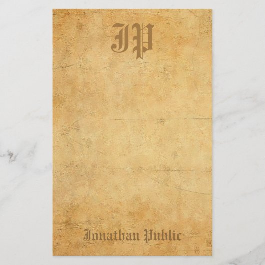 Modèle élégant de monogramme manuscrit vintage coo (Devant)