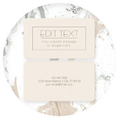 Modèle élégant et modifiable | Blanc cassé et Brow