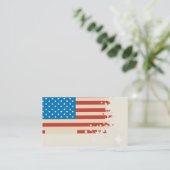 modèle élégant moderne de carte de visite de (Debout devant)