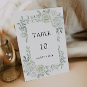 Modèle Emerald Green Mariage Cartes de table