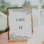 Modèle Emerald Green Mariage Cartes de table