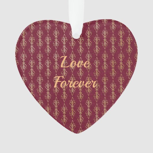 Modèle en forme de coeur acrylique (devant)