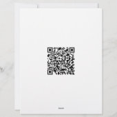 Modèle en-tête de lettre de code QR professionnel  (Dos)