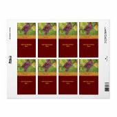 Modèle Étiquette (Feuille entière)