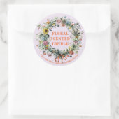 Modèle Étiquette à bougie parfumée maison (Sac)