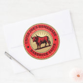 Modèle Étiquette à la sauce barbecue maison (Enveloppe)