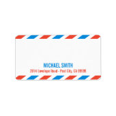 Modèle étiquette Airmail (Devant)