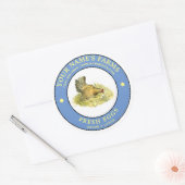 Modèle Étiquette aux oeufs frais (Enveloppe)