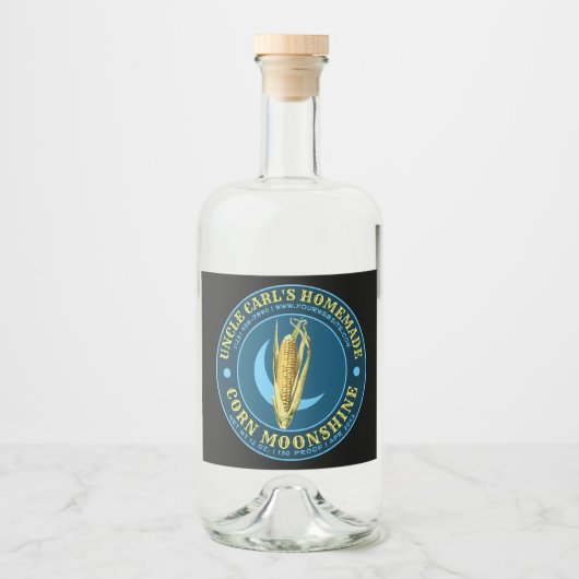 Modèle Étiquette Crescent Moon Moon (Devant)