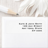 modèle étiquette de adresse (En situation)