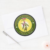 Modèle Étiquette de canne à haricots verts domesti (Enveloppe)