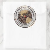 Modèle Étiquette de haricots de café (Sac)