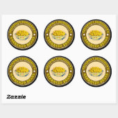 Modèle Étiquette de haricots de Garbanzo (Feuille)