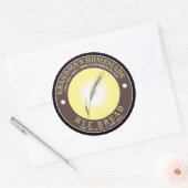 Modèle Étiquette de pain de seigle fait maison (Enveloppe)