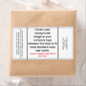 modèle Étiquette de savon do-it-yourself à froid (En situation)