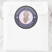 Modèle Étiquette de sirop de lavande maison (Sac)
