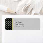 Modèle Étiquette Motif Gold Croix (En situation)