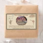 modèle étiquette savon (En situation)