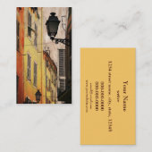 modèle européen de carte de visite d'auteur de rue (Devant / Derrière)