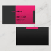 Modèle exécutif élégant de carte de visite (Devant / Derrière)