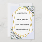 Modèle faire-part de mariage (Devant)