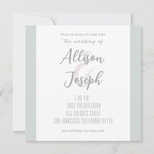 Modèle faire-part de mariage (Dos)