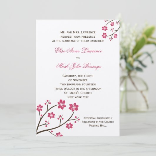 modèle faire-part de mariage (Debout devant)