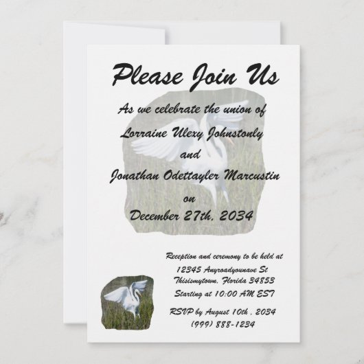 modèle Faire-part de mariage (Devant)