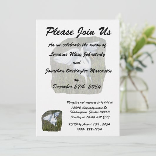 modèle Faire-part de mariage (Debout devant)