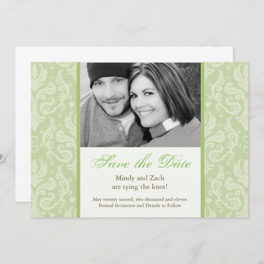 Modèle faire-part de mariage (Devant / Derrière)