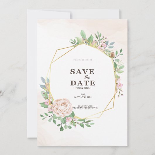 modèle faire-part de mariage (Dos)