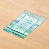 Modèle Faire-part de mariage acrylique aquarelle (Poser)