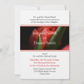 Modèle Faire-part de mariage floral (Devant)