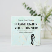 modèle faire-part de mariage, invitation à coeur (Debout devant)