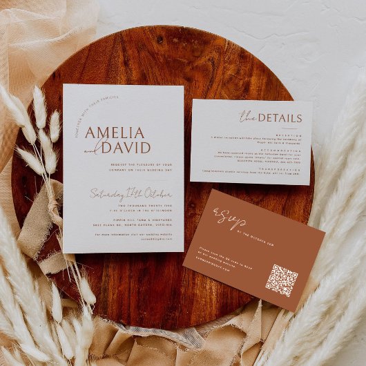 Modèle Faire-part de mariage moderne