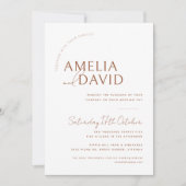 Modèle Faire-part de mariage moderne (Devant)