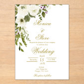 Modèle faire-part de mariage modifiable (Recto)