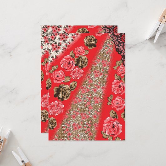 Modèle Faire-part de mariage modifiable | Cartons  (Devant/Arrière en situation)