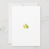 Modèle Faire-part de mariage noir et blanc | RSVP (Dos)