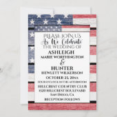 Modèle Faire-part de mariage patriotique (Devant)