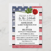 Modèle Faire-part de mariage patriotique (Devant)