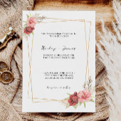 Modèle Faire-part de mariage rose